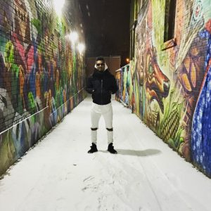 Genre Fluid, Billboard charting K'Coneil at the infamous graffiti wall in Toronto