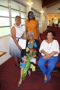 JNAF members began Nurses Week last Sunday (May 7) with a Thanksgiving Service at the Parkwood Baptist Church in Miami Gardens where the founding member, Ms. Joyce Wright and all past presidents were honored and had a chance to formally celebrate their National Honour.2