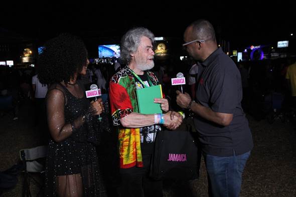 Reggae & Bob Marley Historian Roger Steffens Promotes Latest Book During Reggae Sumfest 1