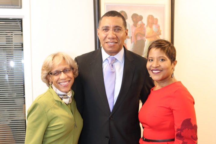 Jamaica's Prime Minister Greets Finn Partners Senior Executive During Diaspora Reception In New York