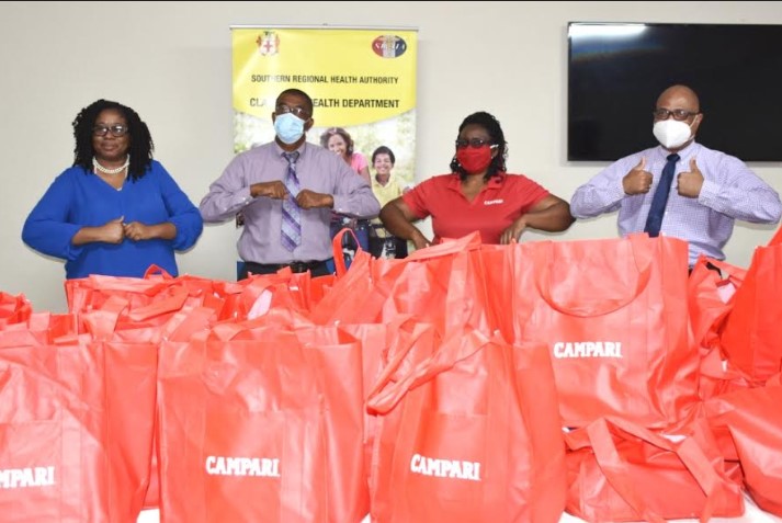 Clarendon Health Workers Gifted for Bravery During COVID-19 by J. Wray & Nephew Staff 2