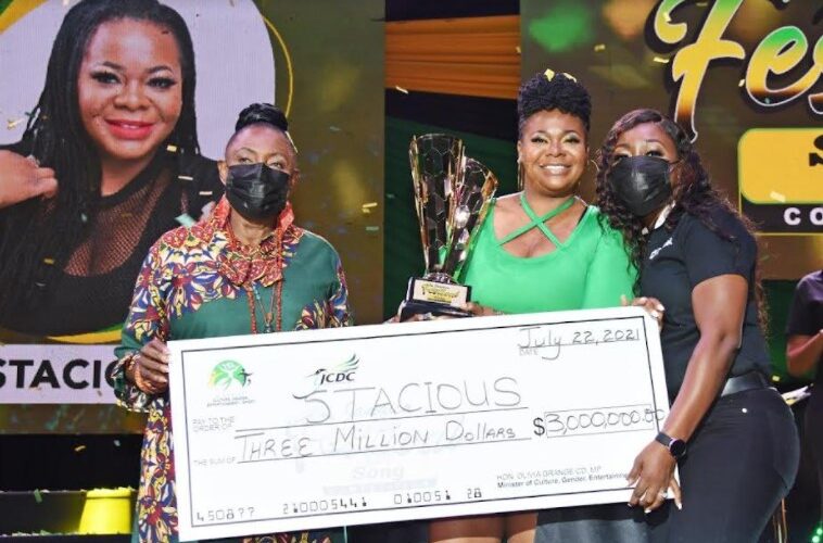 Stacious Wins 2021 Jamaica Festival Song Competition5