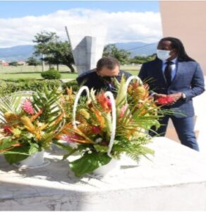 Floral Tributes Laid in Honour of Sir Donald Sangster and Ranny Williams7