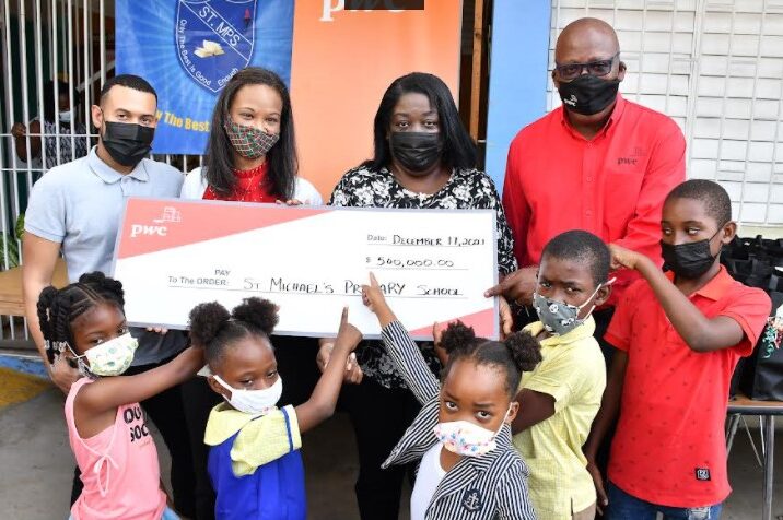 PwC Jamaica delivers 100 care packages to students at St Michael’s Primary School1