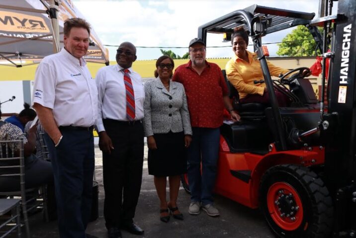 Tank-weld Equipment Donates A Well-Needed Forklift To The Trench Town Polytechnic College To Aid In The Training And Certification Of Aspiring Forklift Operators1