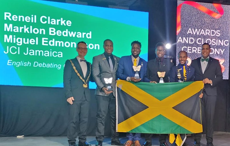 Victorious JCI Jamaica Takes Third Consecutive Championship In Santa Marta English Debate1