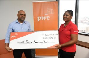 PwC Jamaica grants $250,000 in support of Youth Reaching Youth